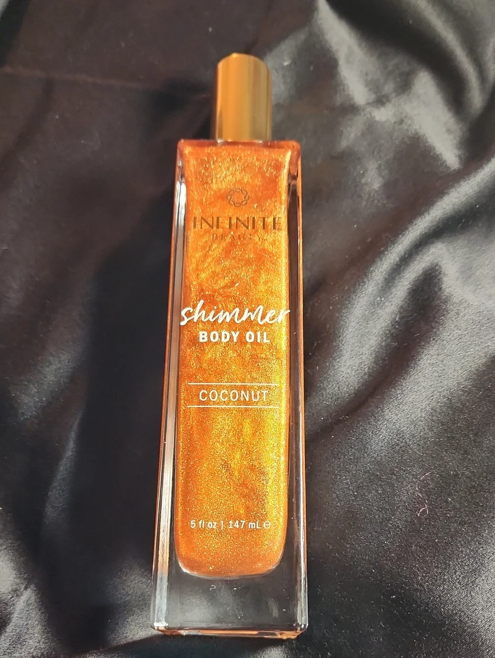 Coconut Shimmer Body Oil — Radiant Gold